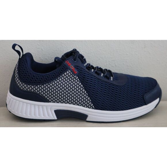 OrthoFeet Men's Sz 11.5D Blue Edgewater Stretch Orthopedic Sneakers - Picture 11 of 13